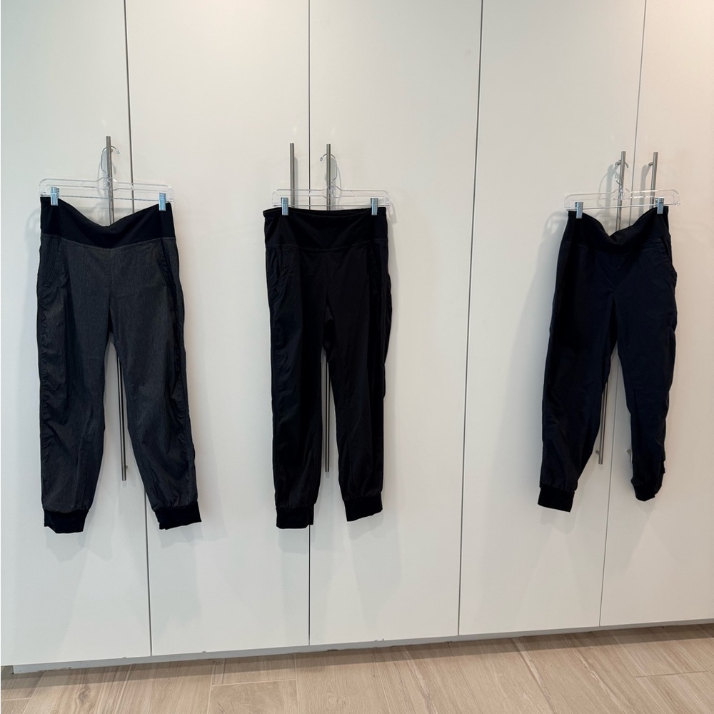 Prana Joggers Size M - 3 Pairs Gray/Black Summit Jogger Pants Medium